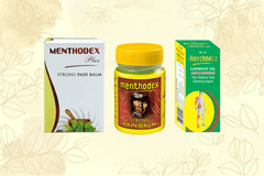 Menthodex Plus Strong Balm, Menthodex Liniment Oil, Menthodex Strong Balm - Combo